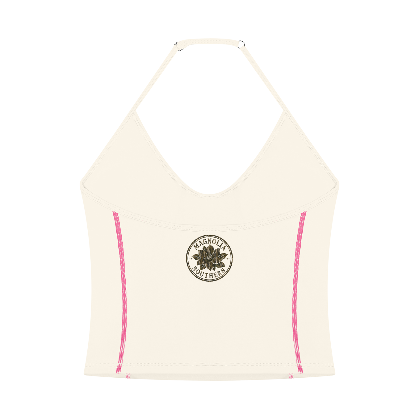 Southern Magnolia Halter Neck Yoga Tank Top