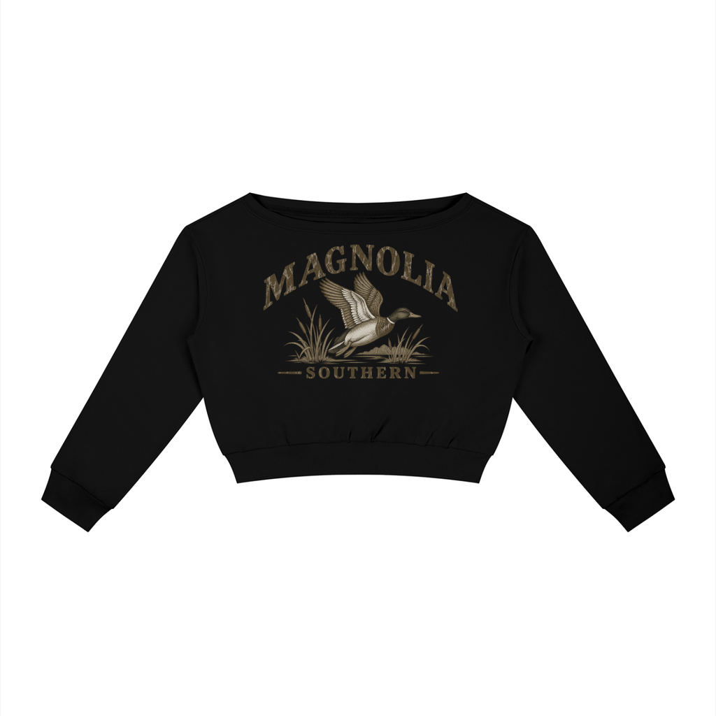 Magnolia Southern Off-Shoulder Sweatshirt
