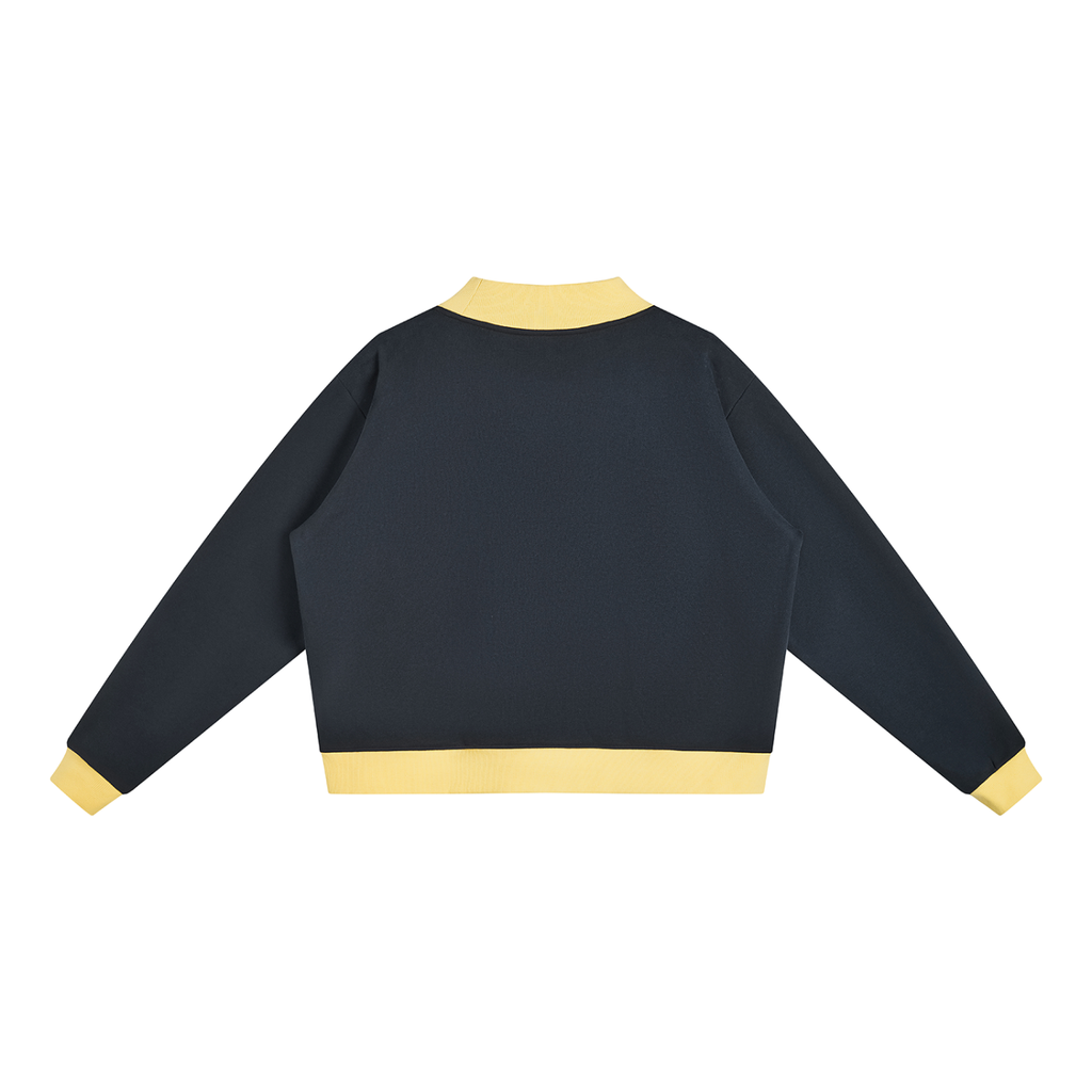 Magnolia Southern Essential Fleece Mock-Neck Crew Sweatshirt