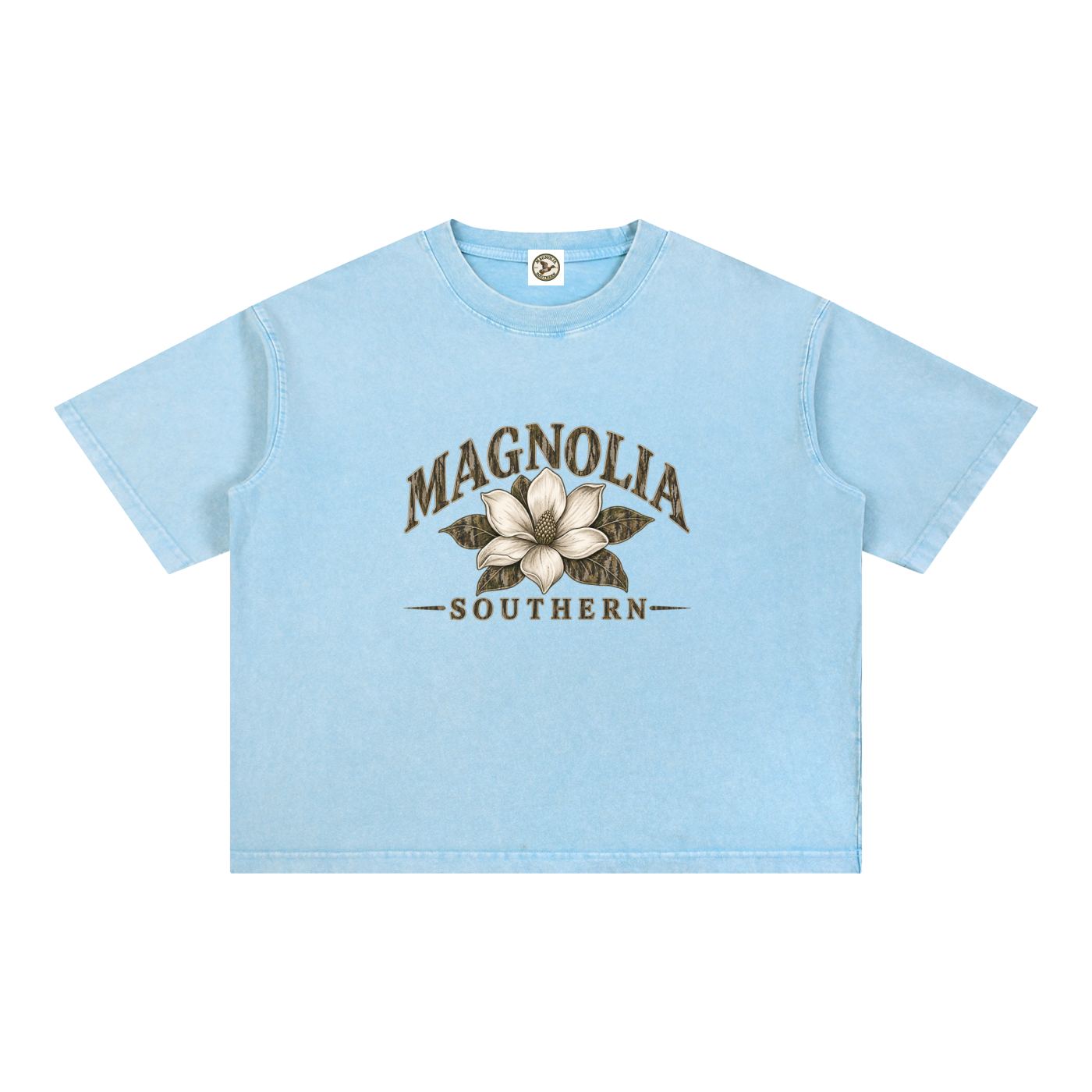 Mineral Wash Boxy Cotton T-Shirt