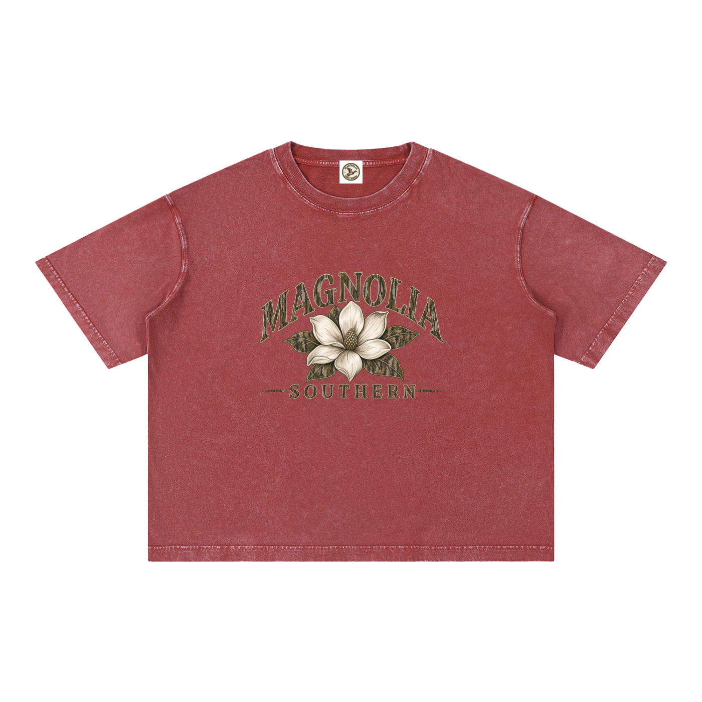 Mineral Wash Boxy Cotton T-Shirt