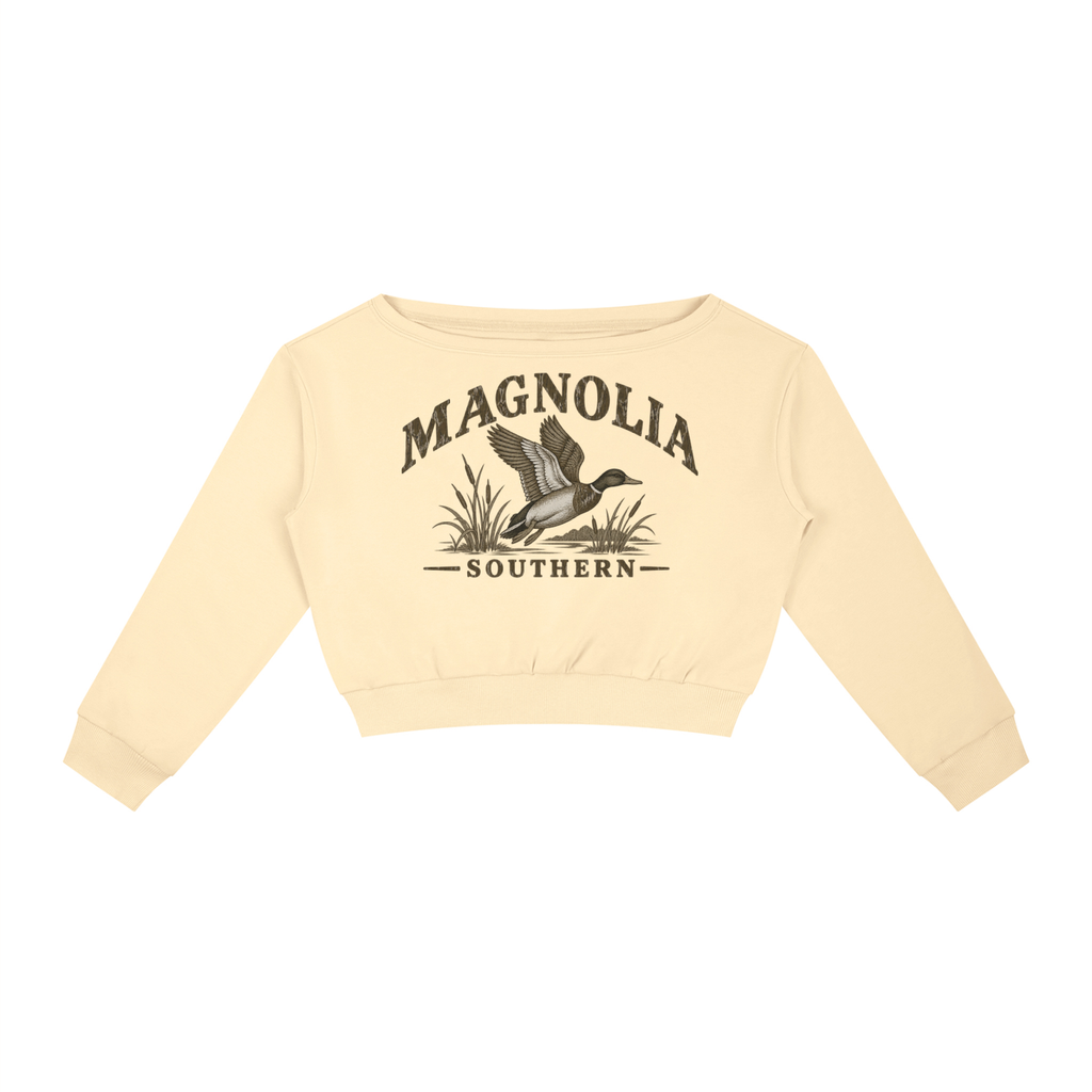 Magnolia Southern Off-Shoulder Sweatshirt