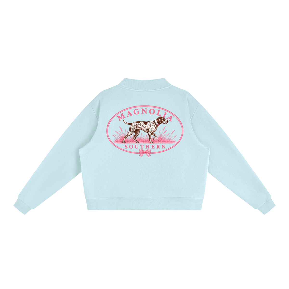 Magnolia Southern Duck Patch Cropped Crewneck with GSP on back