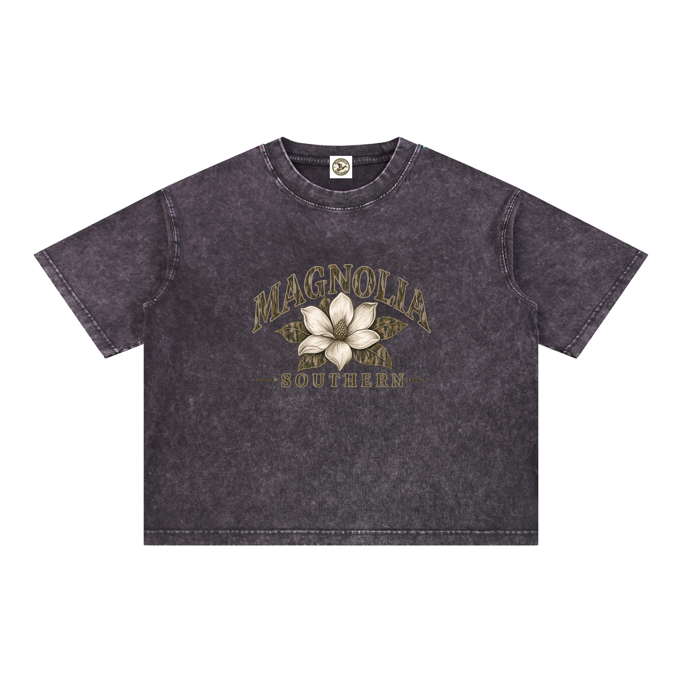Mineral Wash Boxy Cotton T-Shirt