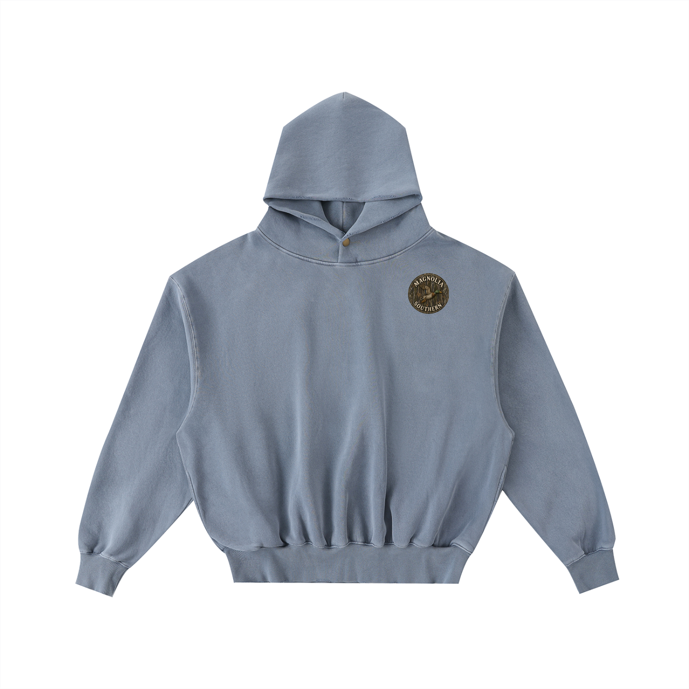 Magnolia Southern Frayed Enzyme Washed Fleece Hoodie