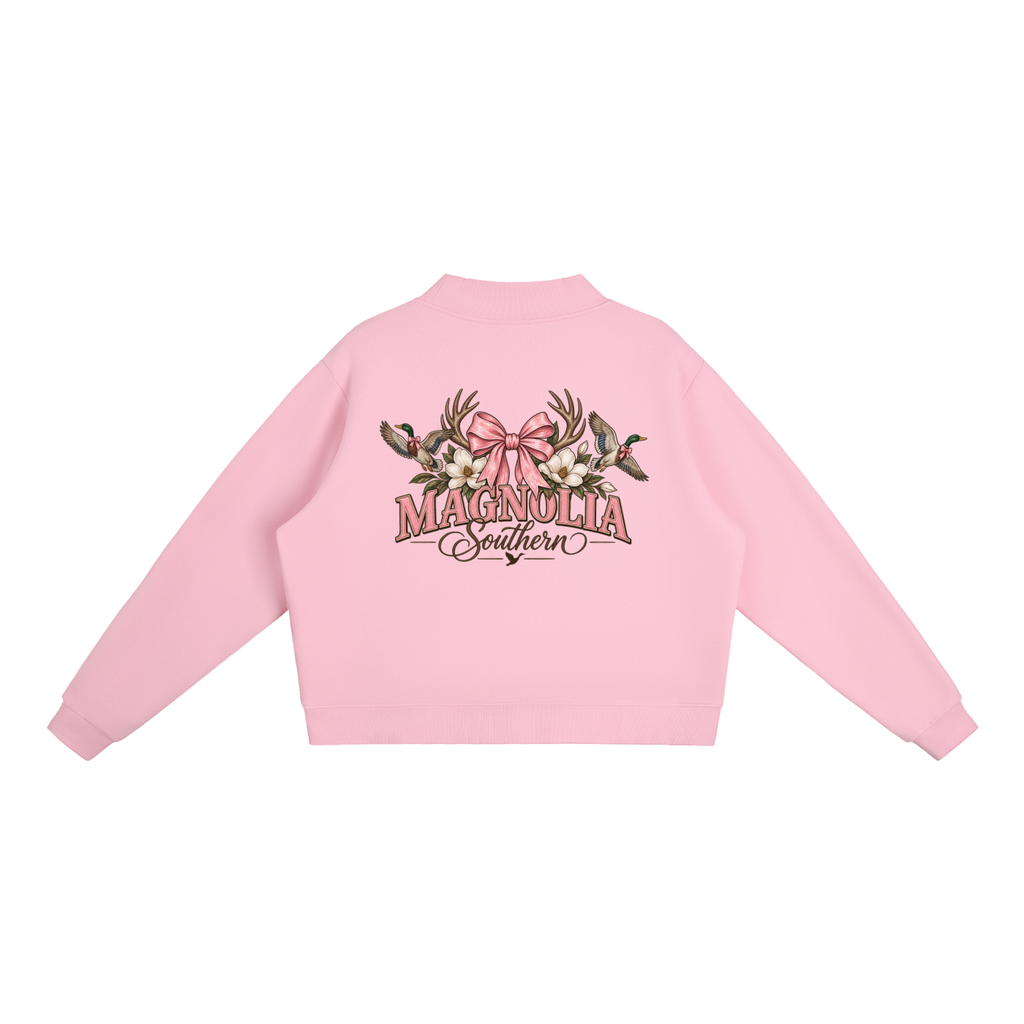Magnolia Southern Essential Mock-Neck Sweatshirt