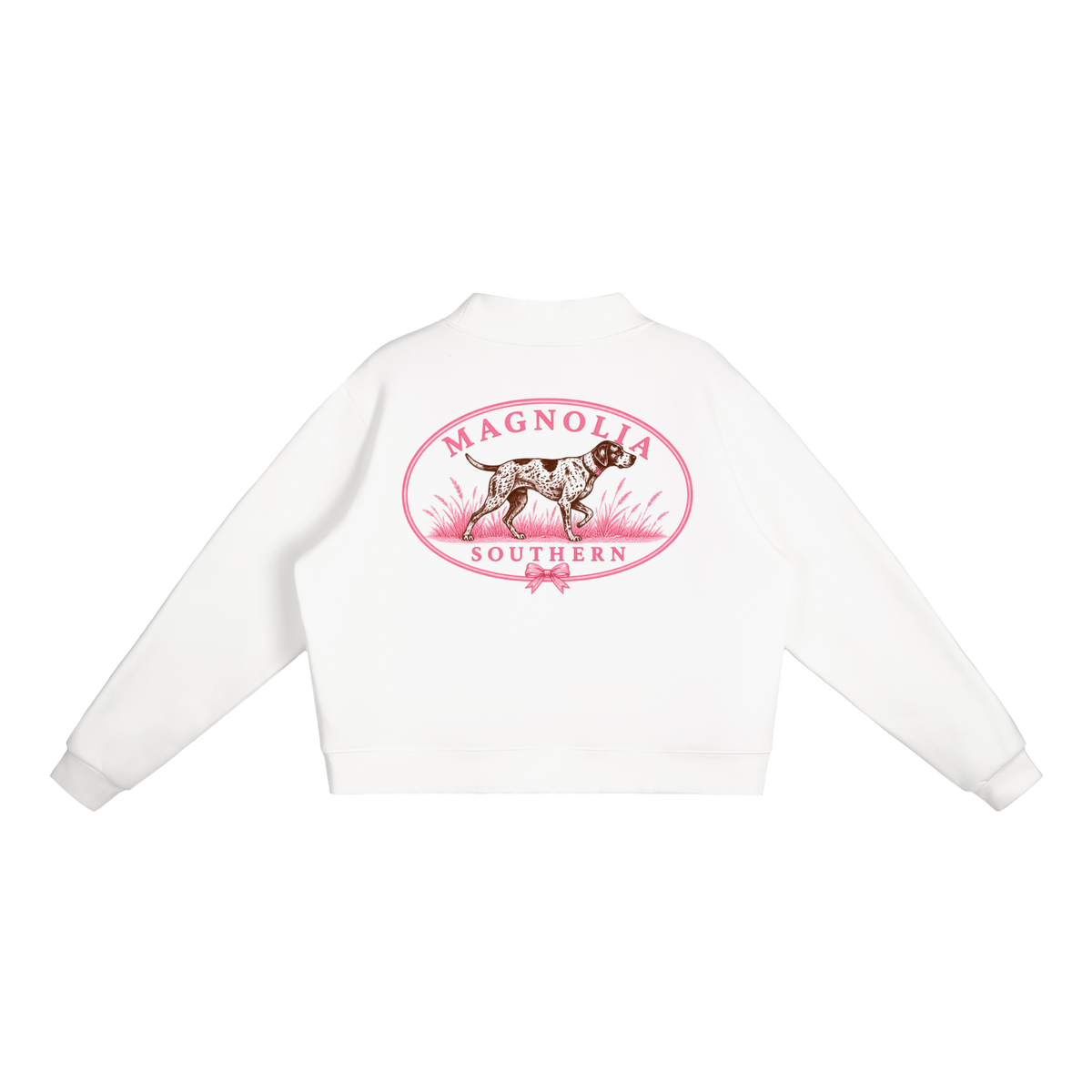 Magnolia Southern Duck Patch Cropped Crewneck with GSP on back