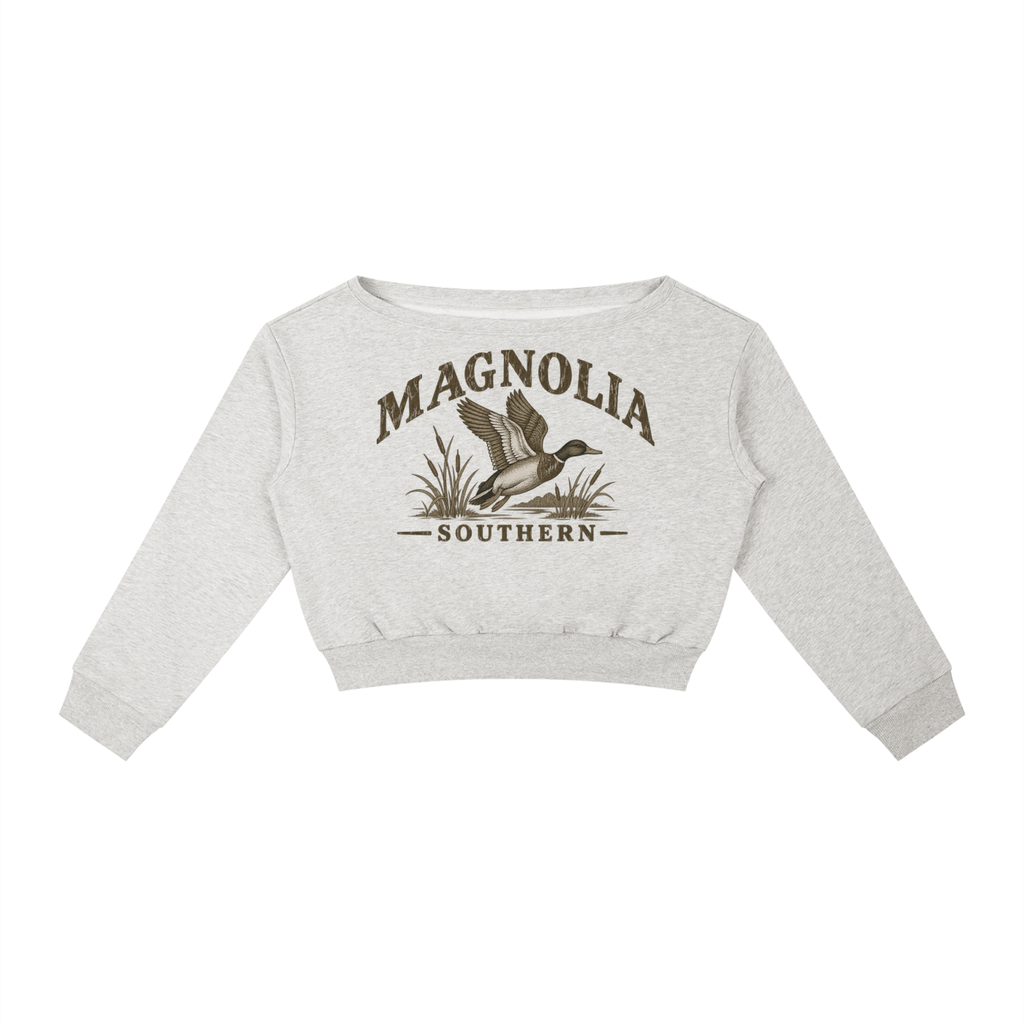 Magnolia Southern Off-Shoulder Sweatshirt