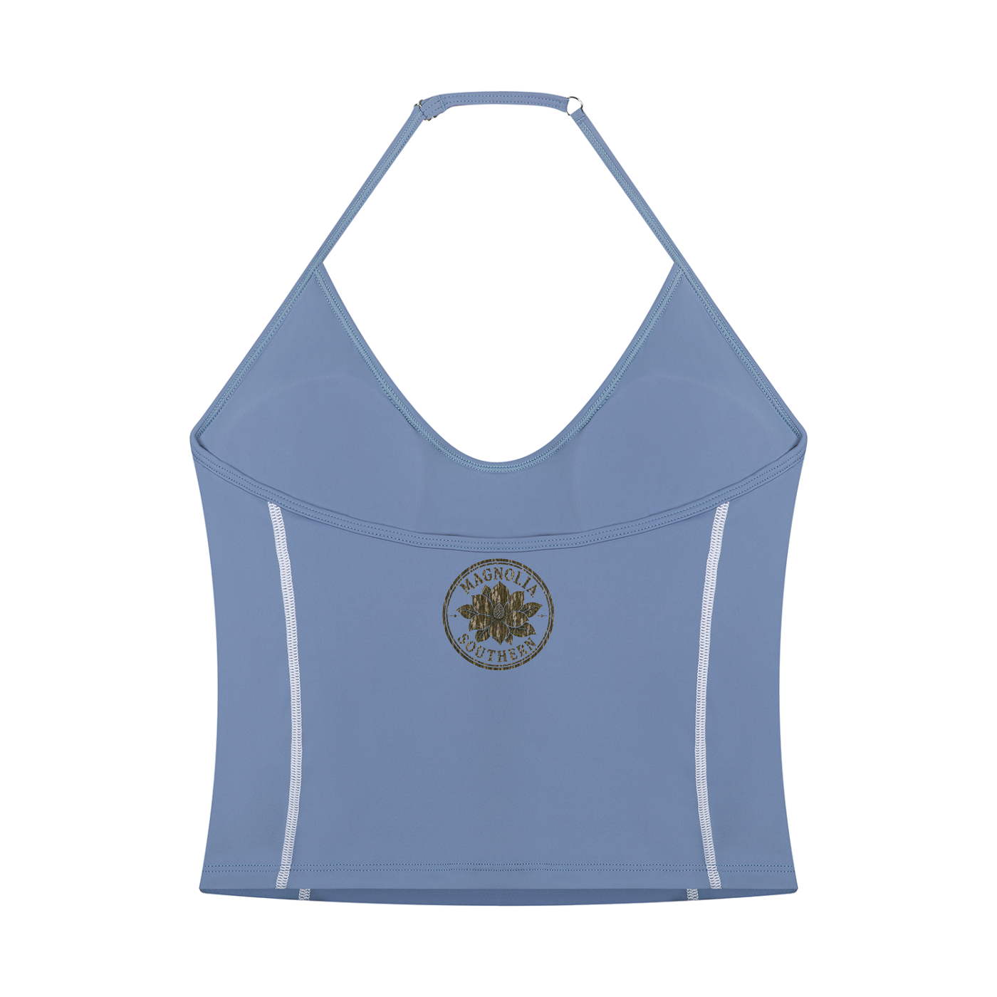 Southern Magnolia Halter Neck Yoga Tank Top