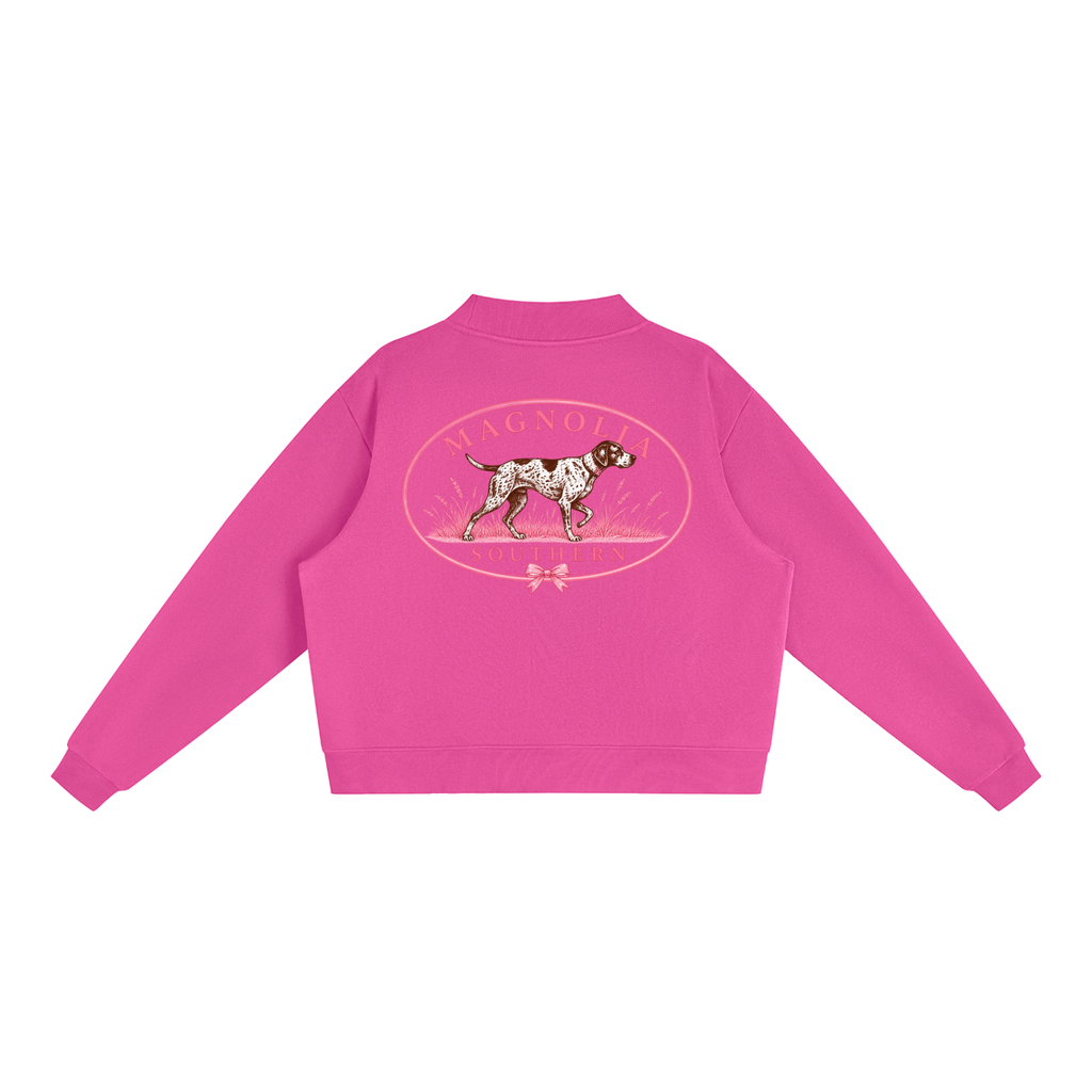 Magnolia Southern Duck Patch Cropped Crewneck with GSP on back