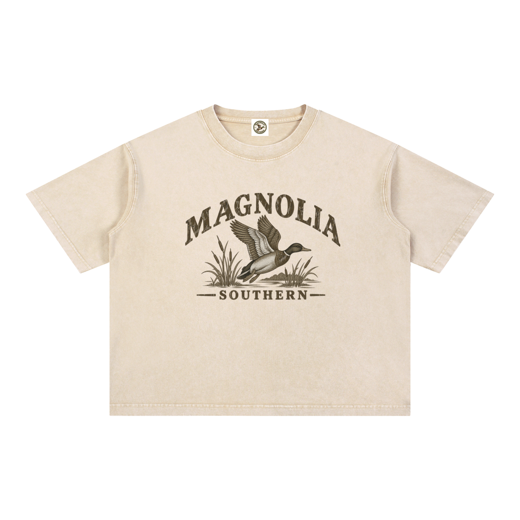 Magnolia Southern Mineral Wash Boxy Cotton T-Shirt