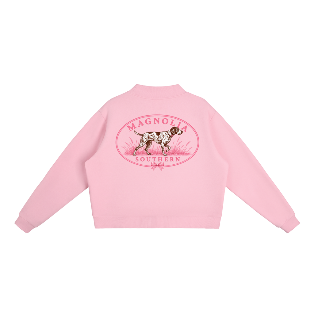 Magnolia Southern Duck Patch Cropped Crewneck with GSP on back