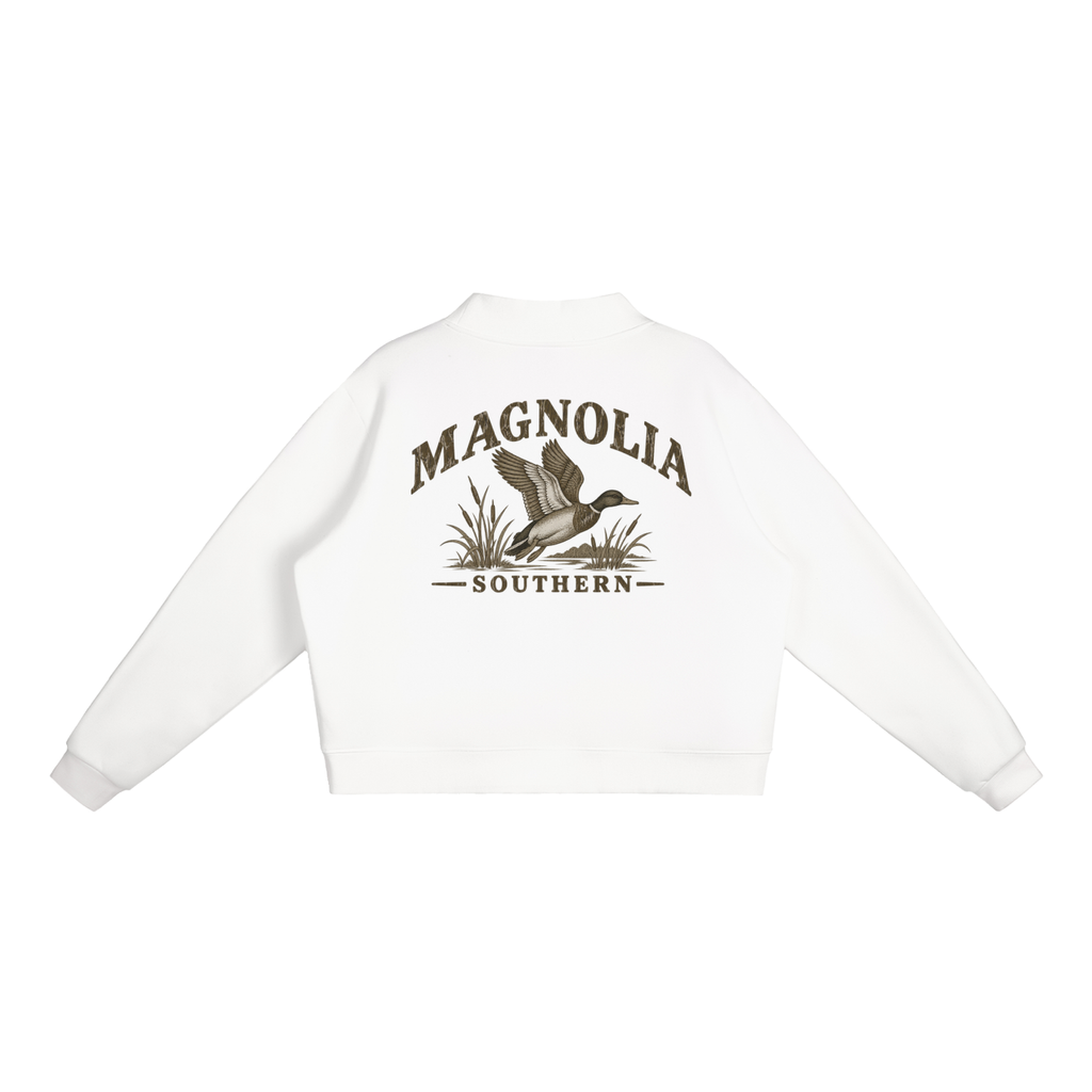Magnolia Southern Duck Patch Cropped Crewneck