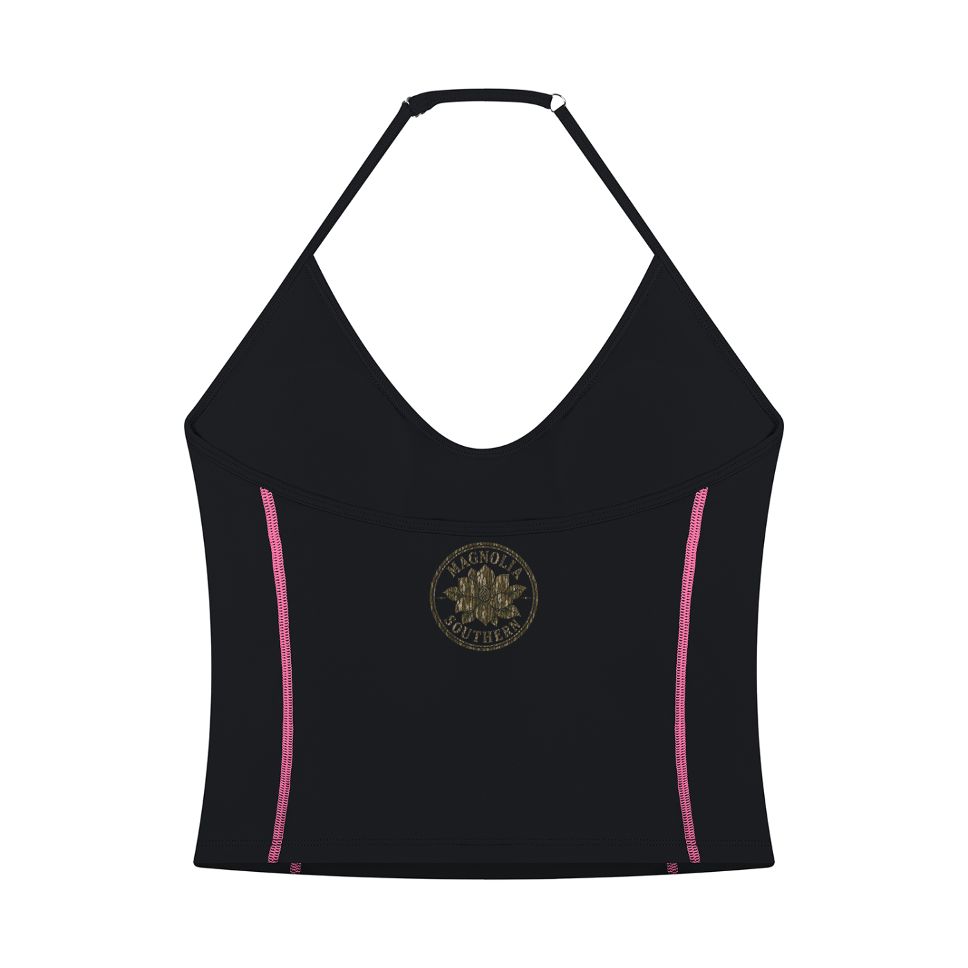 Southern Magnolia Halter Neck Yoga Tank Top