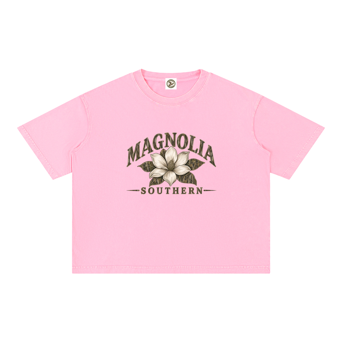 Mineral Wash Boxy Cotton T-Shirt