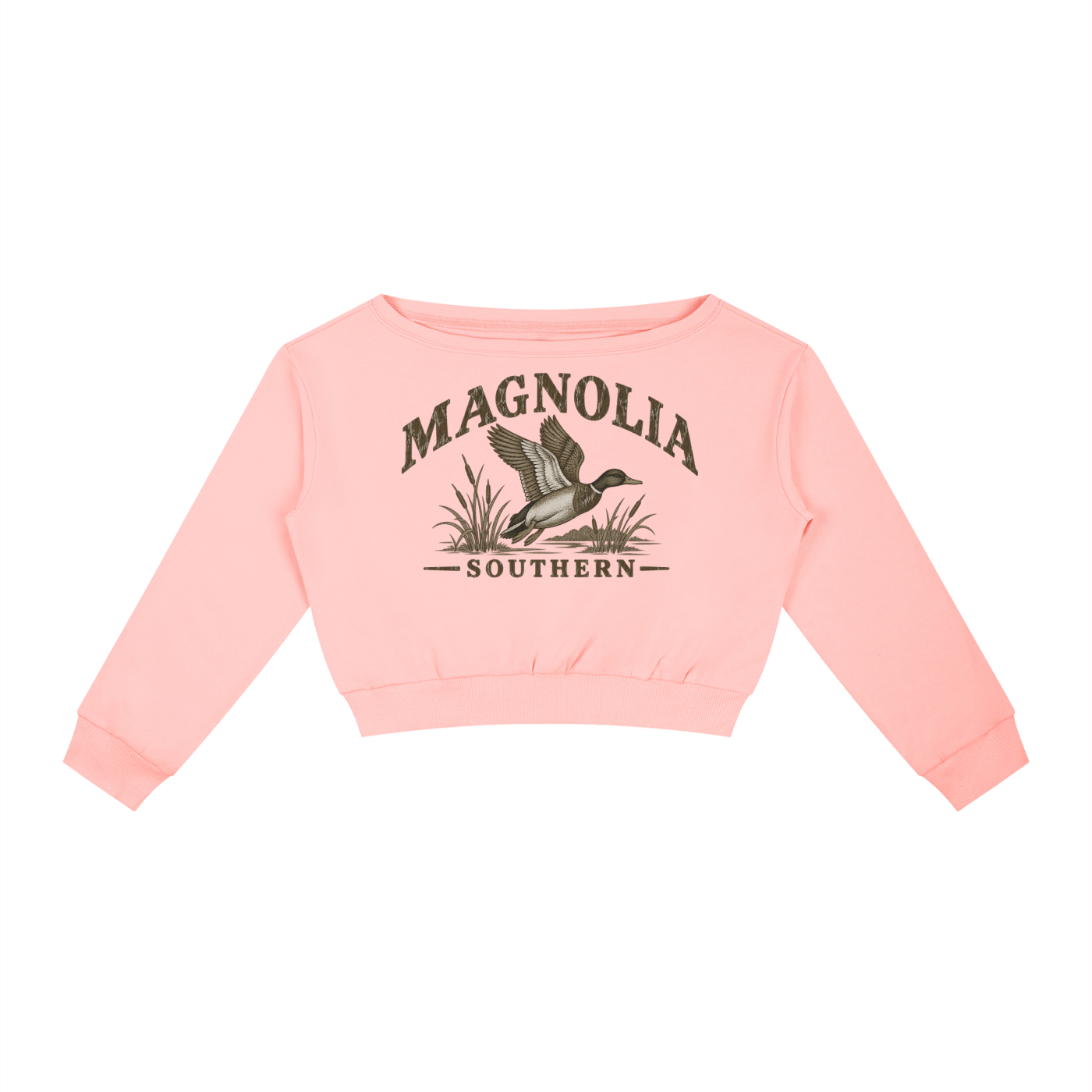 Magnolia Southern Off-Shoulder Sweatshirt