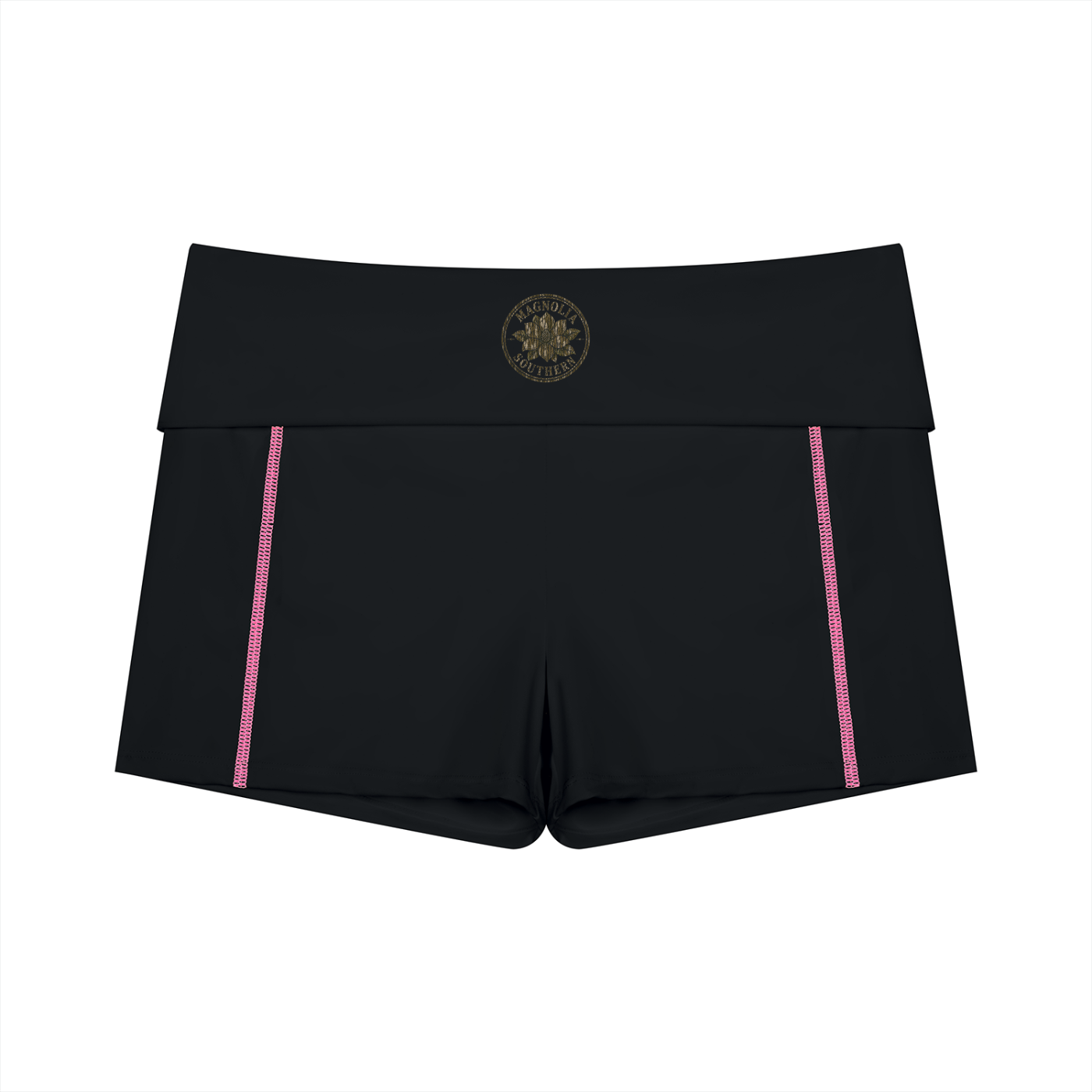 Southern Magnolia High Waisted Yoga Biker Shorts