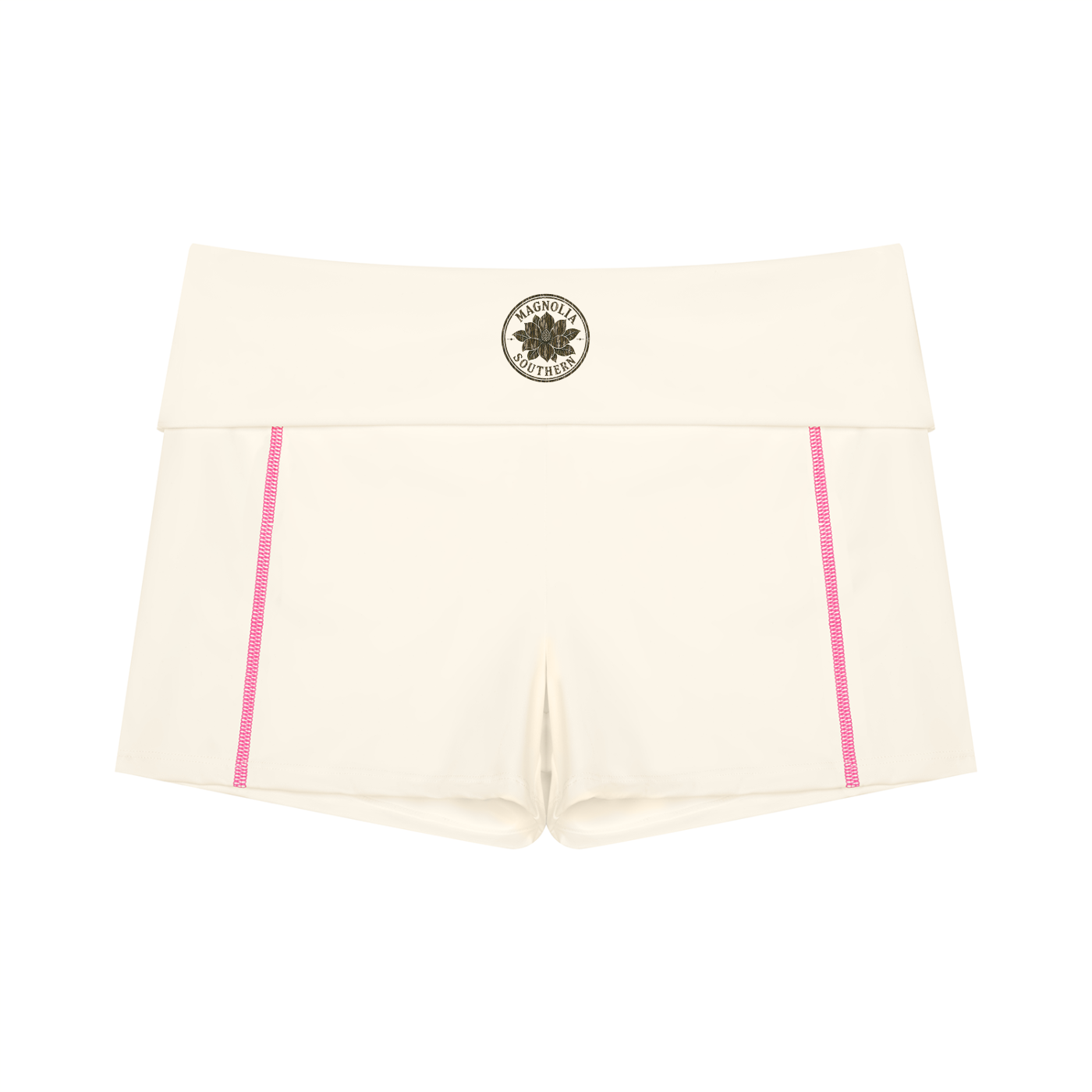 Southern Magnolia High Waisted Yoga Biker Shorts