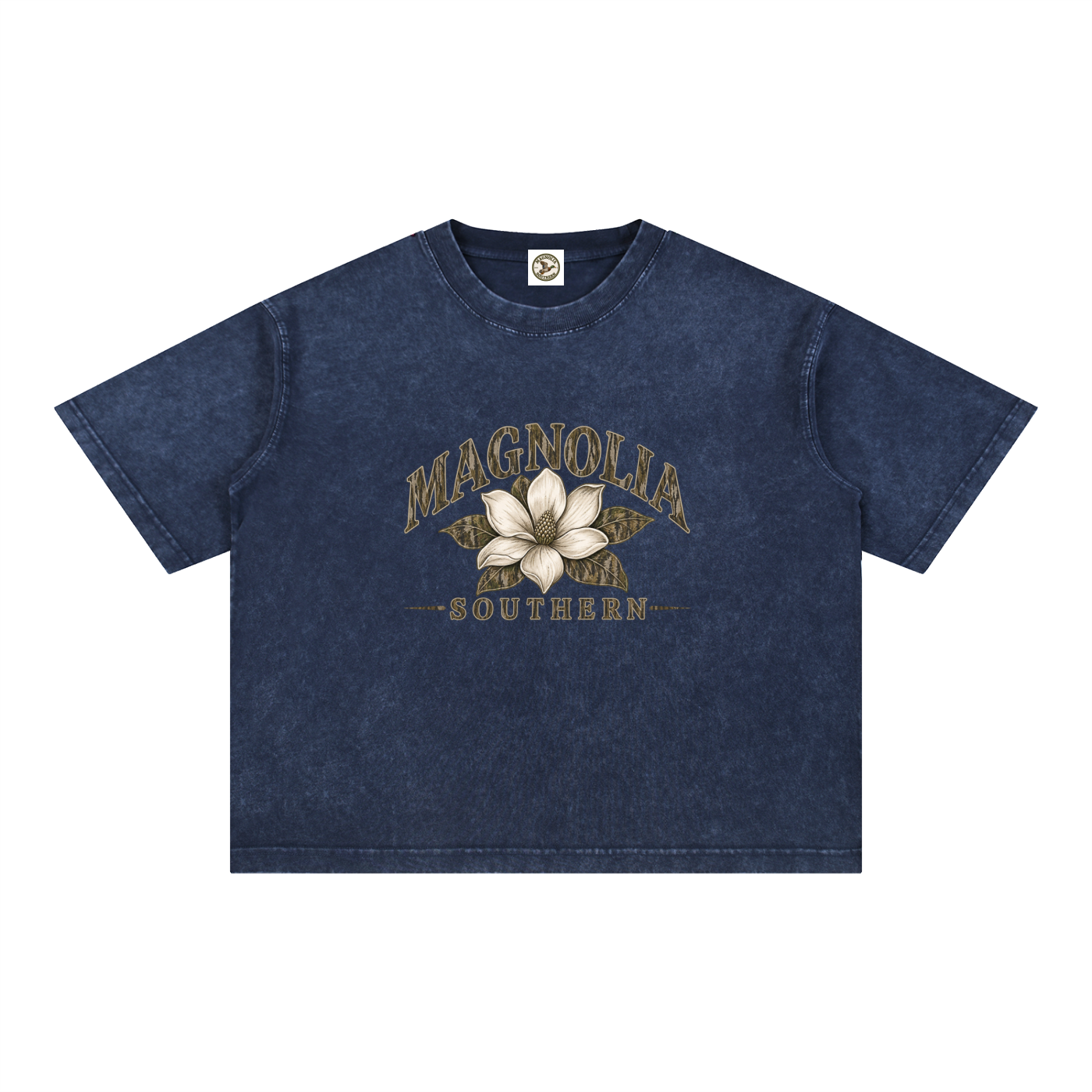 Mineral Wash Boxy Cotton T-Shirt