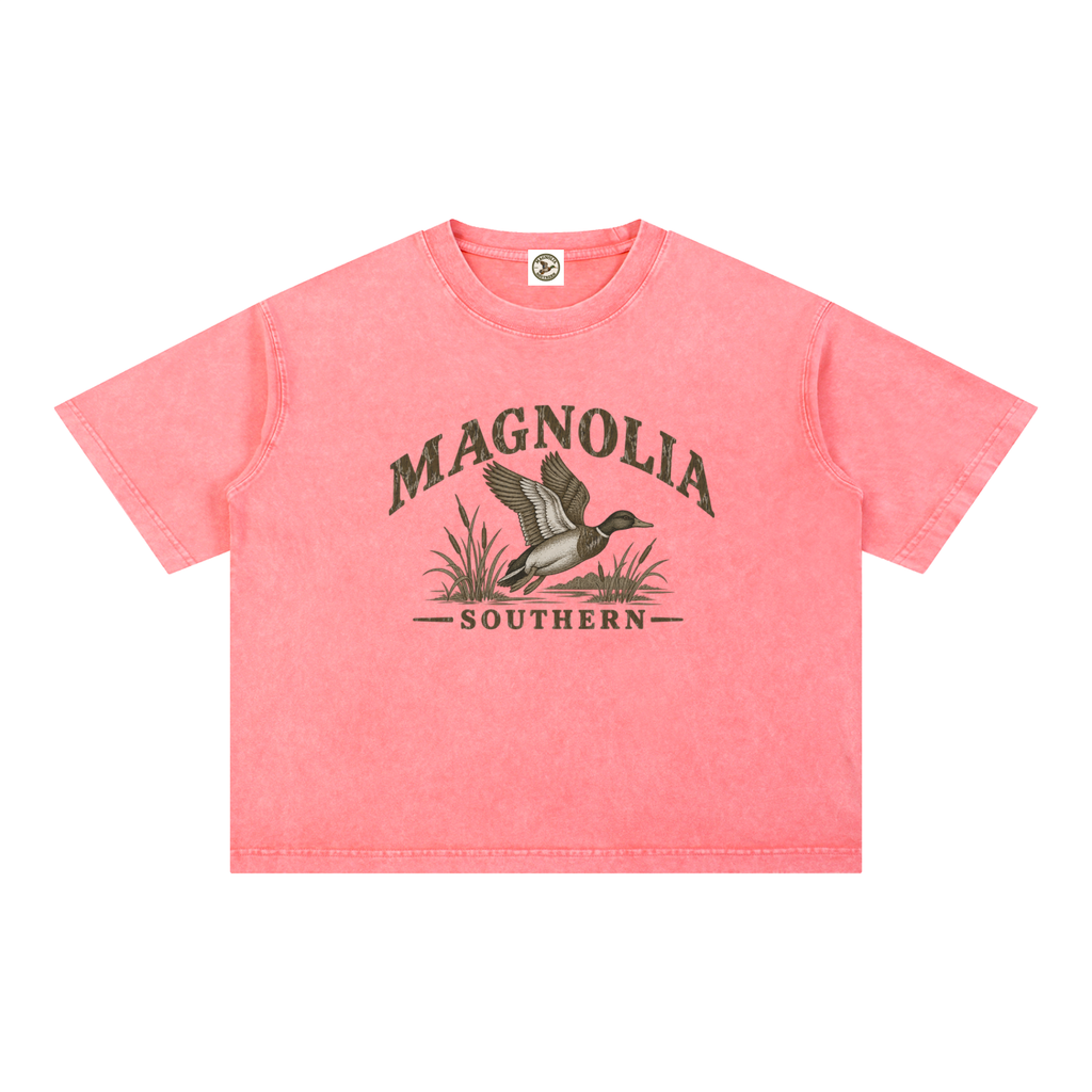 Magnolia Southern Mineral Wash Boxy Cotton T-Shirt