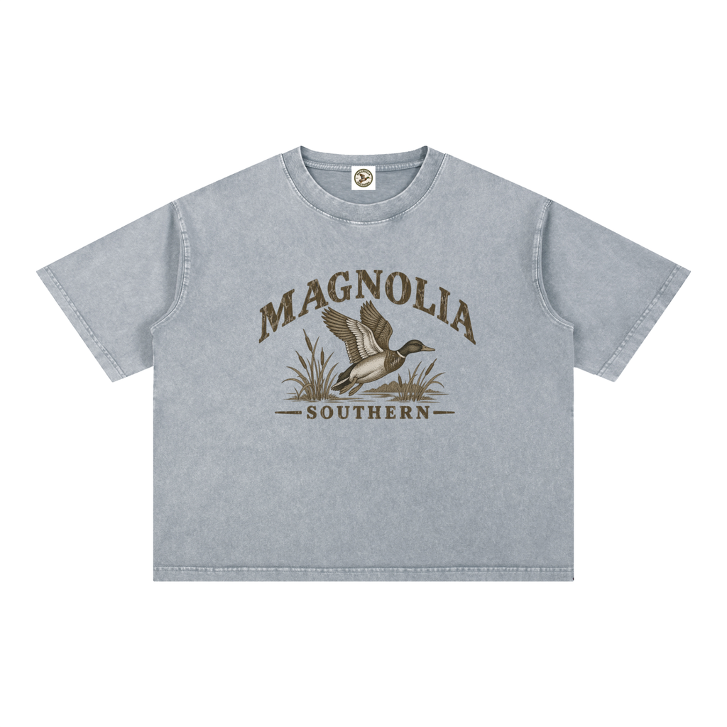 Magnolia Southern Mineral Wash Boxy Cotton T-Shirt