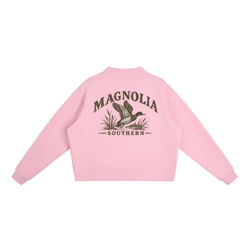 Magnolia Southern Duck Patch Cropped Crewneck