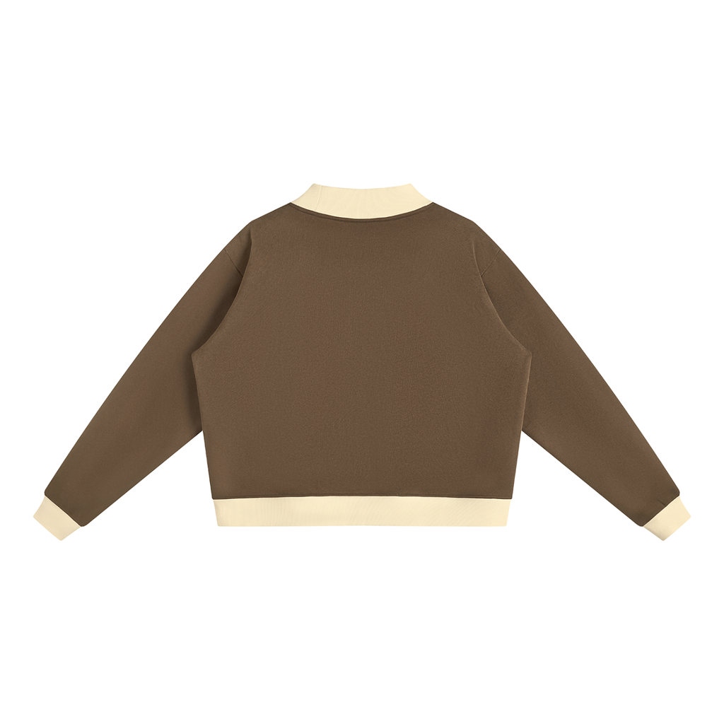 Magnolia Southern Essential Fleece Mock-Neck Crew Sweatshirt