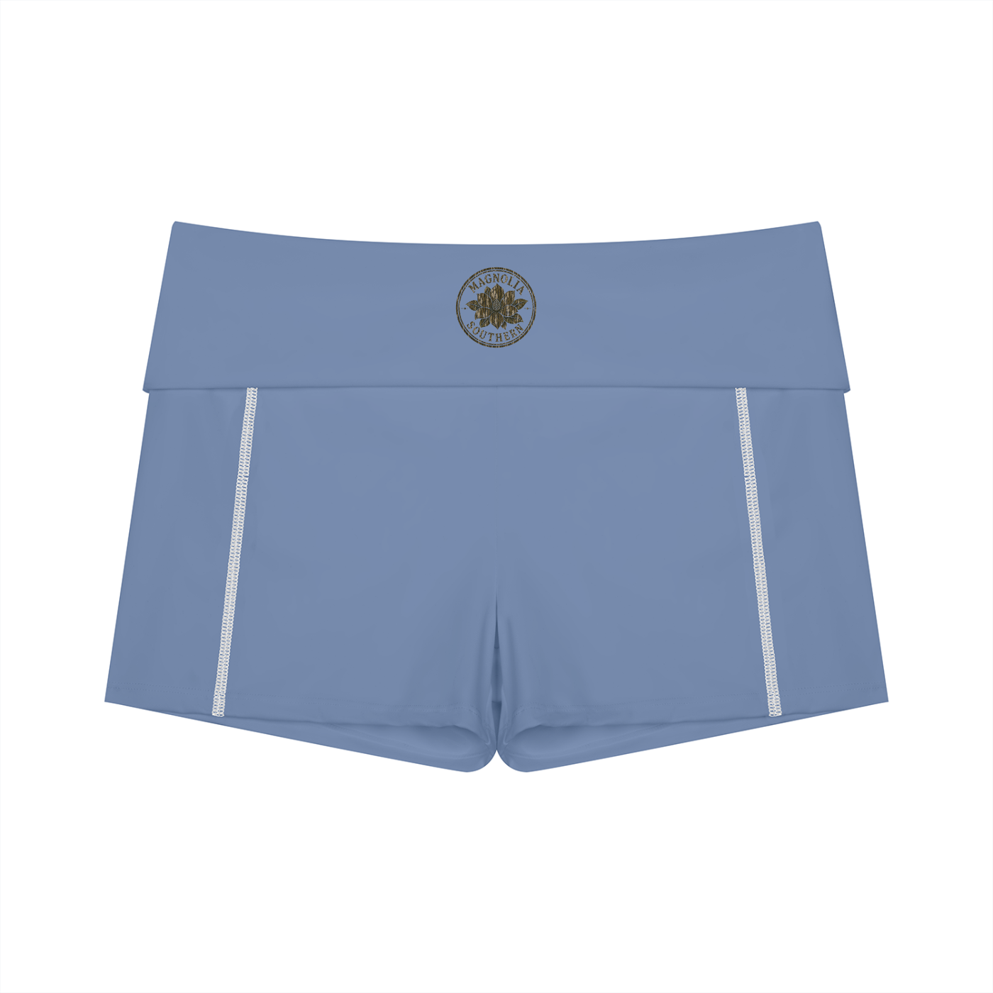 Southern Magnolia High Waisted Yoga Biker Shorts