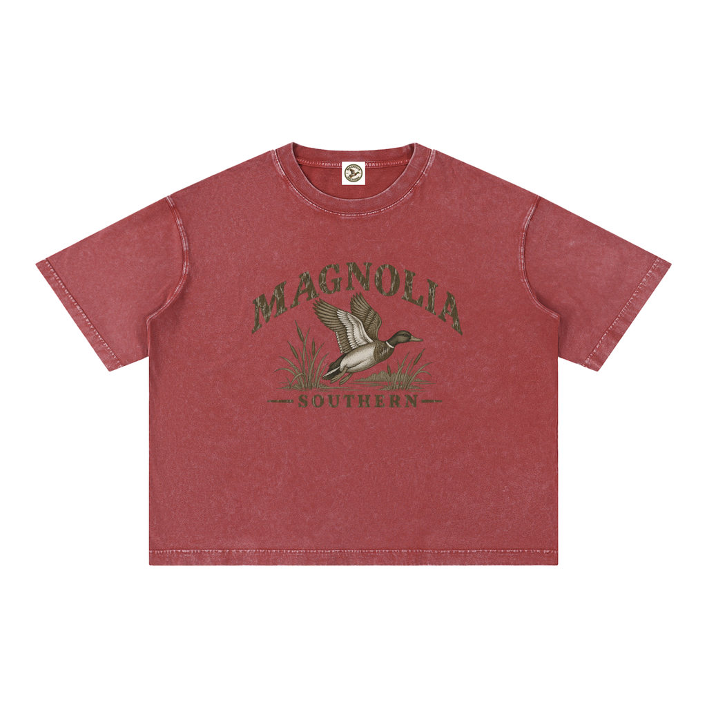 Magnolia Southern Mineral Wash Boxy Cotton T-Shirt