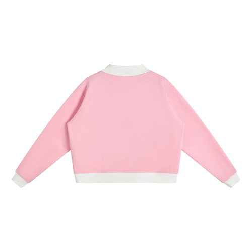 Magnolia Southern Essential Fleece Mock-Neck Crew Sweatshirt
