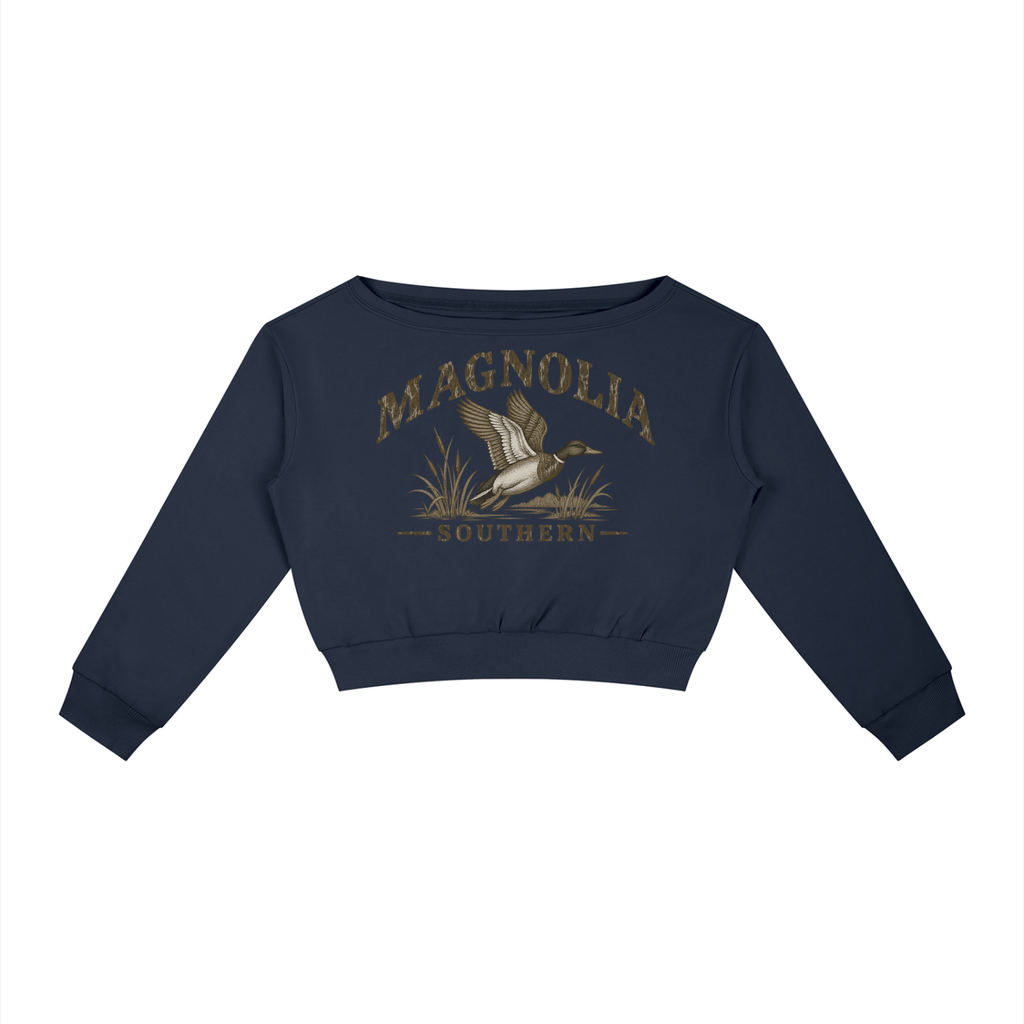 Magnolia Southern Off-Shoulder Sweatshirt