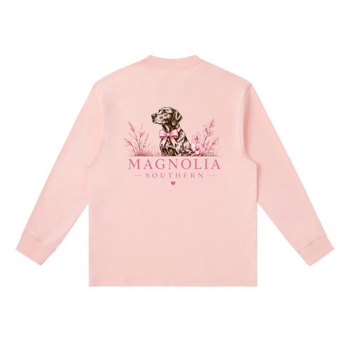 Magnolia Southern Crewneck Long-Sleeve T-Shirt